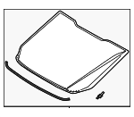 HS7Z5442006A - Body: Back Glass for Ford: Fusion Image