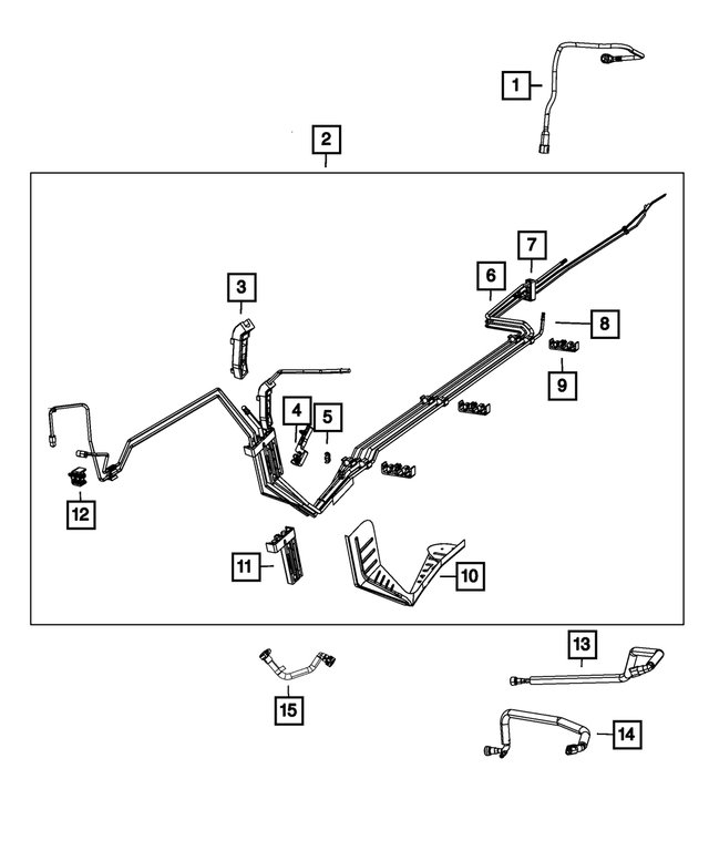68103991AA - : Fuel Supply Tube for Mopar Image