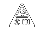 8174806 - Body: Caution Label for Mercedes-Benz Image