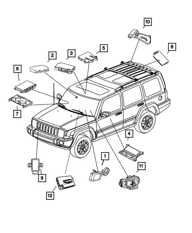 5026185AE - Electrical: Control Module Receiver for Mopar Image