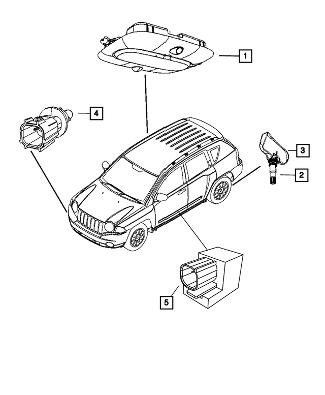 68001743AC - Electrical: Mounting Hardware Kit for Mopar Image