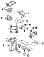 12360422 - Engine: Turbocharger for Pontiac: Grand Prix Image