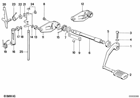 Inside Shift-Control Components for 1989 BMW-Motorrad K 100 LT #0