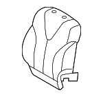 7107306E70B0 - : 2010-2011 Toyota Camry - Seat Back Cushion Cover for Toyota: Camry Image