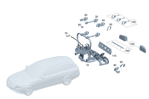 Rear End Carrier Systems for 2013 Mercedes-Benz C300 #0