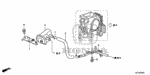 36168RADL10 - Engine: CLIP, PURGE for Honda Image