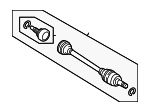 LR161705 - Suspension: Axle Assembly for Land Rover: Defender 110, Defender 130, Defender 90, Discovery, Range Rover, Range Rover Sport Image