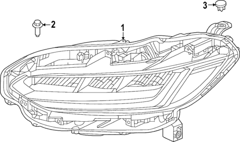 Headlamp Components for 2023 Honda HR-V #0