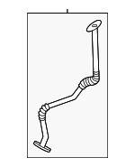 282452S300 - Engine: Drain Tube for Hyundai: Santa Cruz, Santa Fe, Sonata Image