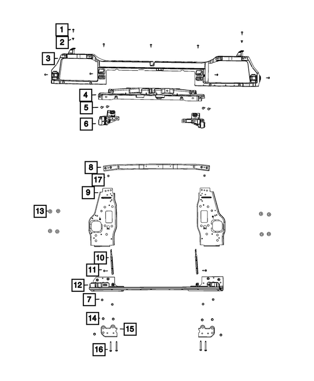 6514751AA - : Hex Head Screw And Washer for Mopar Image