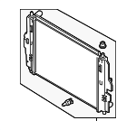 P51P15200 - Cooling System: Radiator Assembly for Mazda: MX-5 Miata Image
