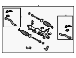4420030492 - Steering: Gear Assembly for Lexus: GS300, GS350, GS430 Image