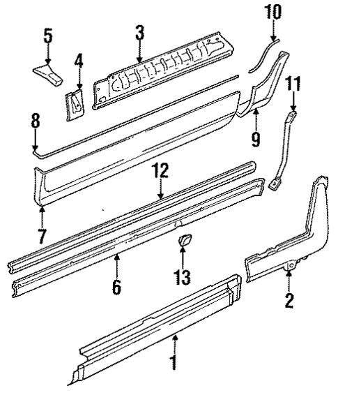 Floor & Rocker for 1992 Porsche 911 #0