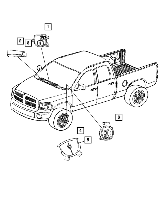 1GT54XDHAA - Electrical: Passenger Air Bag Cover Package for Mopar Image image