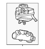 C2S48701 - : Master Cylinder for Jaguar: X-Type Image