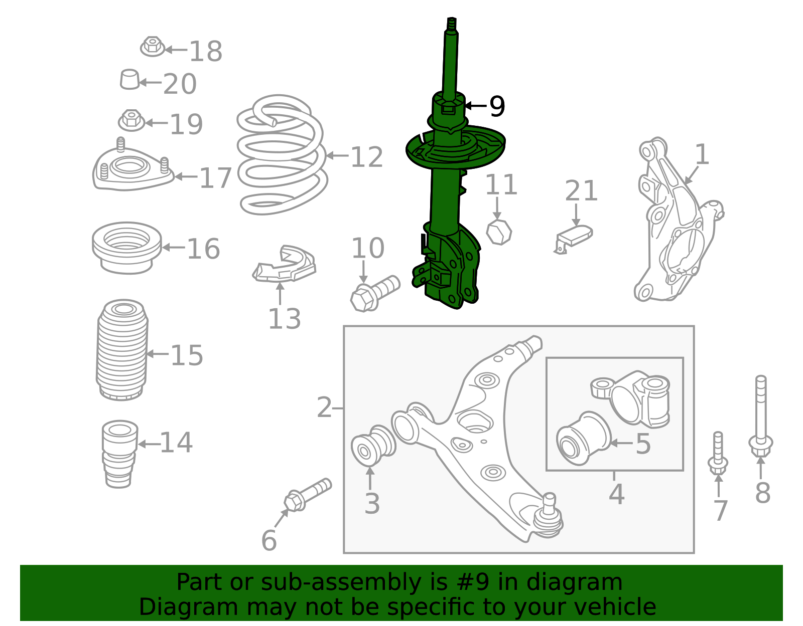 KB7W-34-700B - Strut - 2017-2018 Mazda CX-5 | Mazda Swag