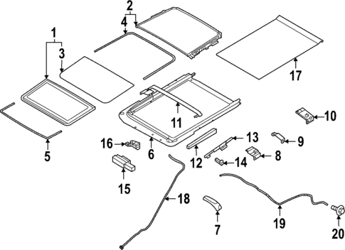 Sunroof for 2024 INFINITI QX60 #0