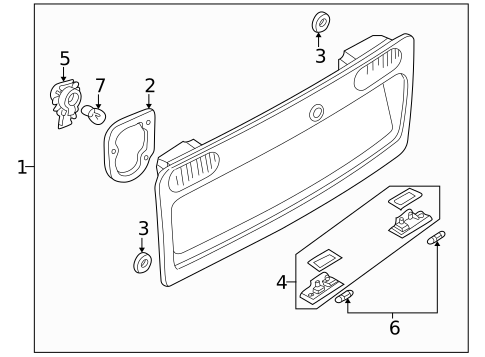 License Lamps for 2001 Audi Allroad Quattro #0