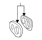 1K0898471A - HVAC: HVAC Heater Core Seal Kit for Volkswagen Image