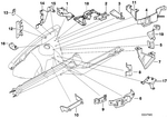 41148144394 - Bodywork: Bracket Intensivcleaner Container for BMW Image