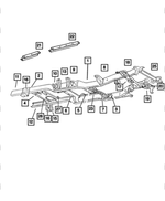 52020331AC - Frames and Bumpers: Chassis Frame Assembly for Dodge: Ram 2500 Image