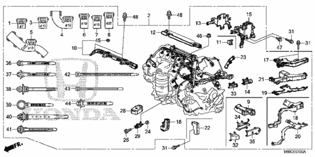 Engine Wire Harness (1.8L) for 2015 Honda Civic #0