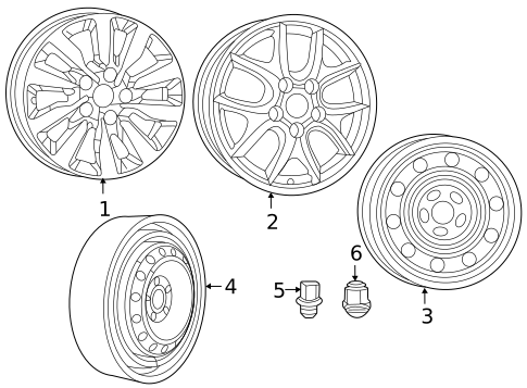 Wheels for 2022 Chrysler Pacifica #1