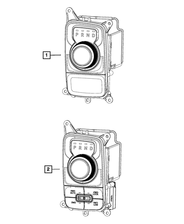 56054273AL - 845RE; 8-Speed; Automatic Transmission: Transmission Shifter for Mopar Image
