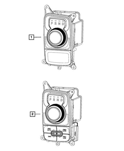 Gearshift Controls and Related Parts for 2019 Ram 1500 Classic #0