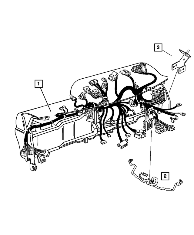 56051731AE - Electrical: Instrument Panel Wiring for Mopar Image