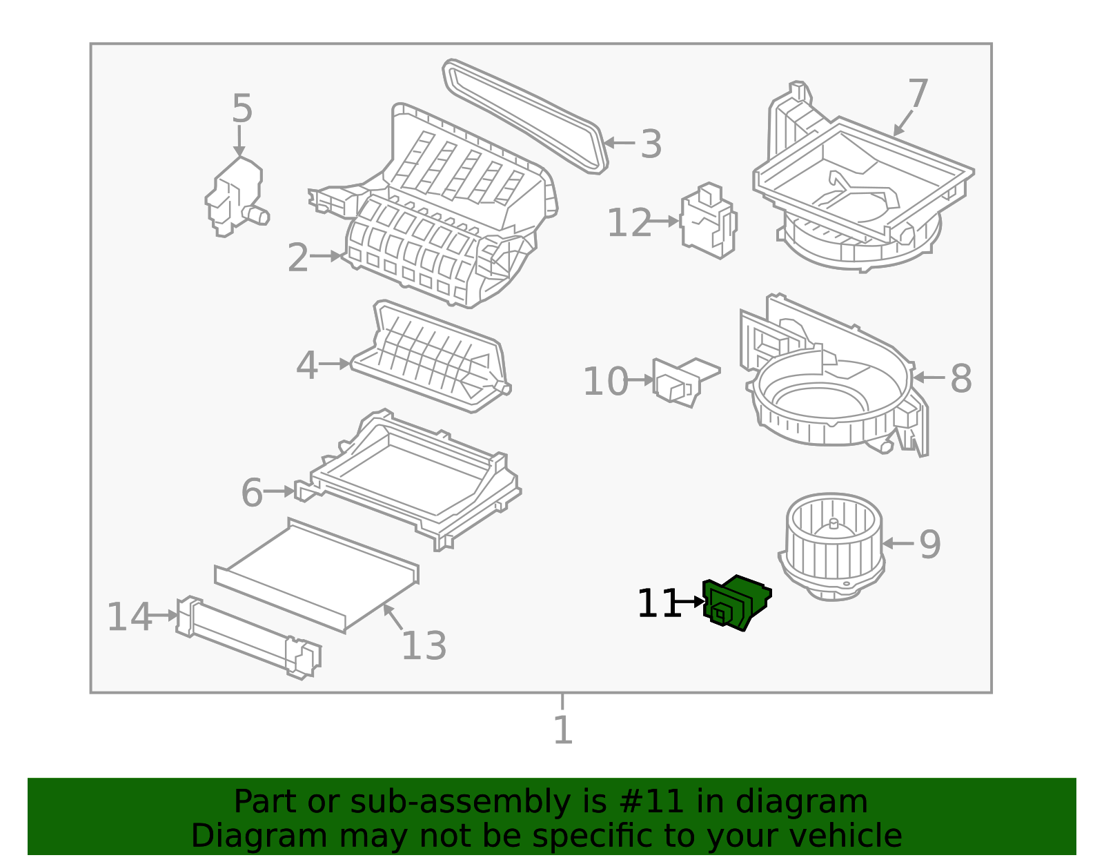 97235-3XAA0 - Blower Motor Resistor 2014-2020 Kia | Kia.Parts Store