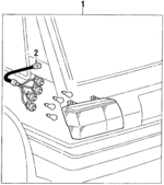 1987-1988 Toyota Corolla - Tail Lamp Assembly