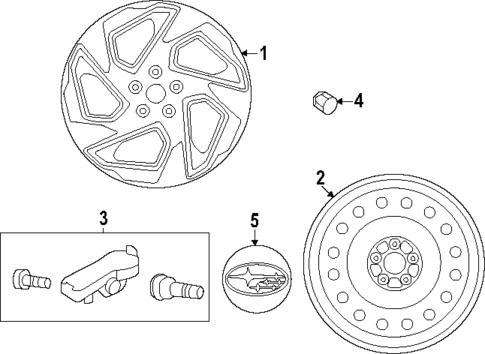 Wheels & Trim for 2025 Subaru Crosstrek #1