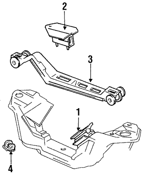 Engine & Trans Mounting for 1985 Ford Mustang #0