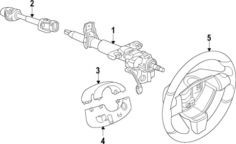 Steering Column for 2008 Saturn Astra #0