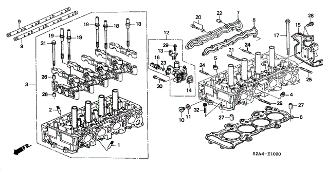 Cylinder Head for 2007 Honda S2000 #0