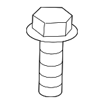 9010906380 - Body: Upper Tie Bar Bolt for Scion: iQ, tC, xB, xD | Toyota: Prius C, Prius V, Yaris Image