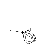 MR592084 - Body: Front Panel for Mitsubishi Image