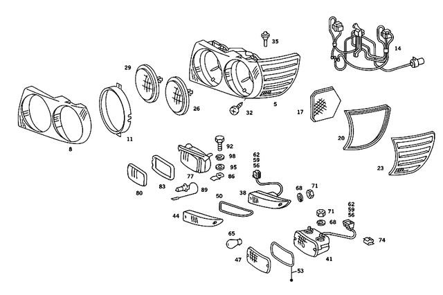 8267880 - : Sealing Frame for Mercedes-Benz Image