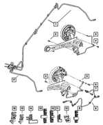 6101719 - Brakes: Tapping Screw And Washer for Mopar Image