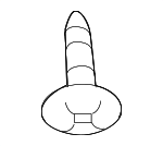 LR161283 - Body: Rear Pillar Trim Bolt for Land-Rover Image