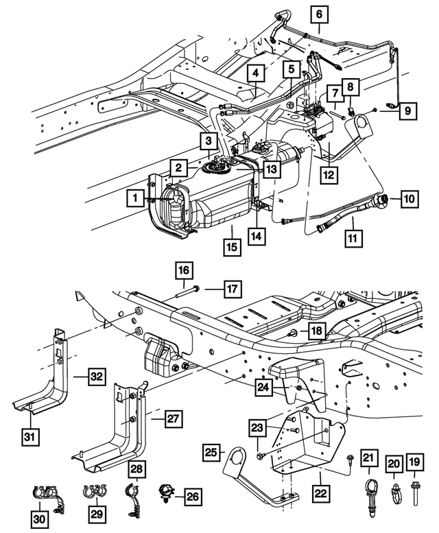 « 68184305AA –  : Liquide D'échappement Diesel Module pour Mopar Image »