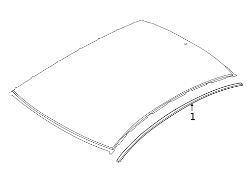 Exterior Trim - Roof for 2014 Kia Cadenza #0