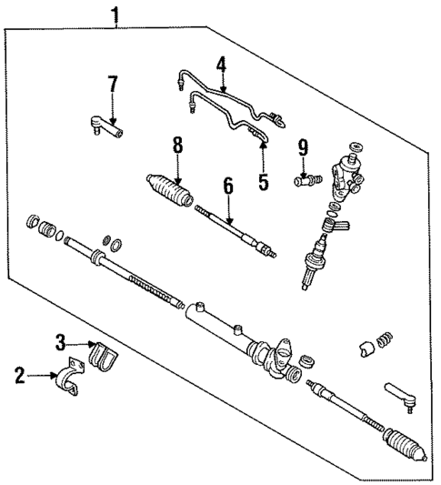 Steering Gear & Linkage for 1994 Nissan Altima #0