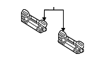 5H0858687 - Body: Mount Plate for Volkswagen Image