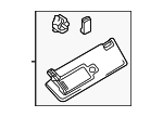 5G0857551AM2UV - Body: Sun-visor for Volkswagen Image