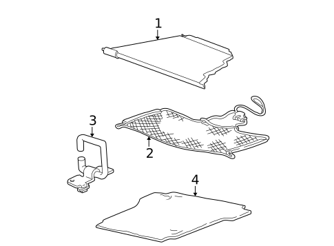 Interior Trim - Rear Body for 1998 Ford Explorer #0