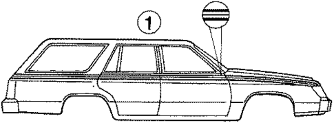 Stripe Tape for 1984 Ford LTD #1