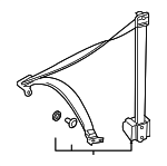 20386093859C94 - Body: Lap &amp; Shoulder Belt for Mercedes-Benz Image