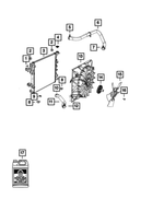 68203647AA - Cooling: Cooling Module Fastener Kit for Mopar Image